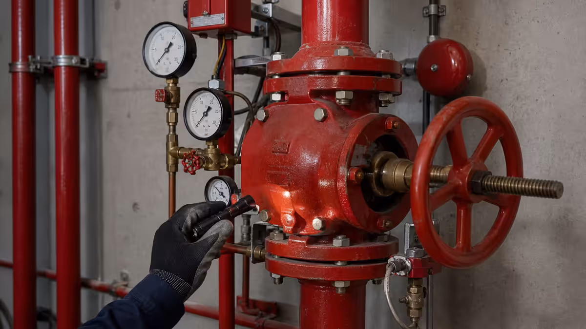 NFPA 25: NFPA 20: bomba contra incendio, selección e instalación inspección técnica de valvula de alarma para sistema de rociadores