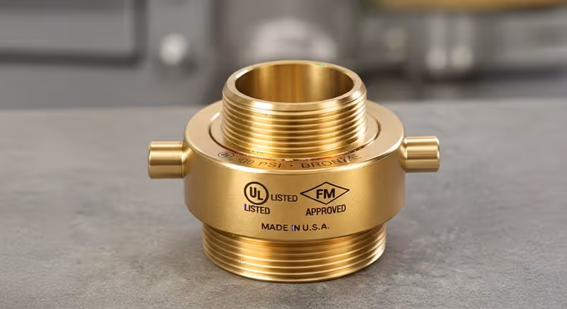 Adaptador Doble Hembra F-327 Bronce | Elkhart Brass México