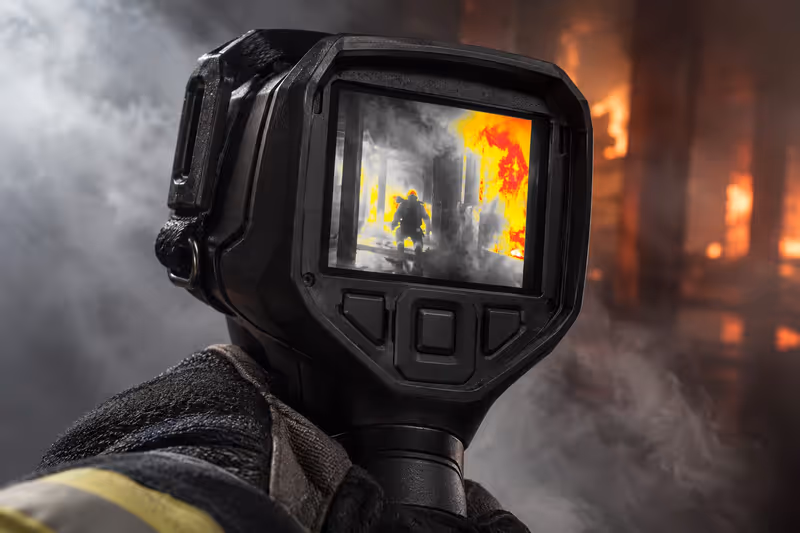 Cámara térmica FLIR K85-N para bomberos