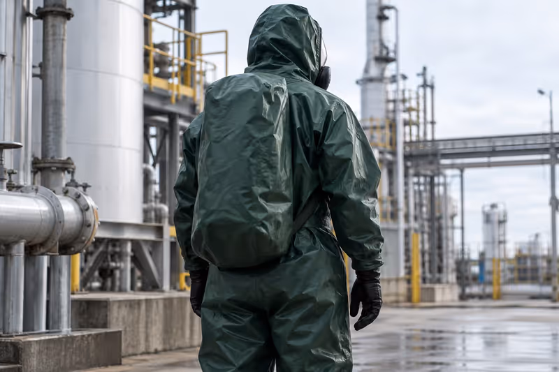 Traje hazmat Ansell AlphaTec VPS Tipo T