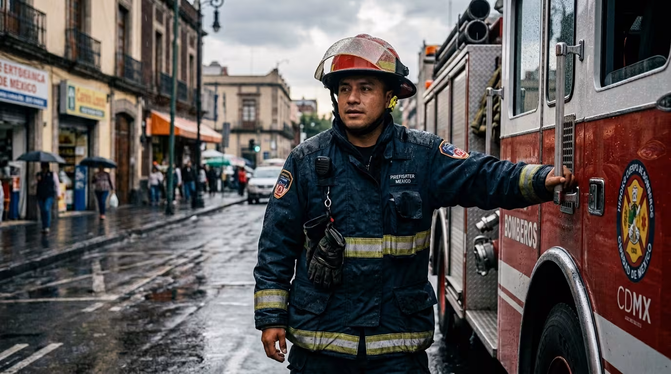 Inspección y verificación de la etiqueta certificada de un traje estructural para bombero NFPA 1970