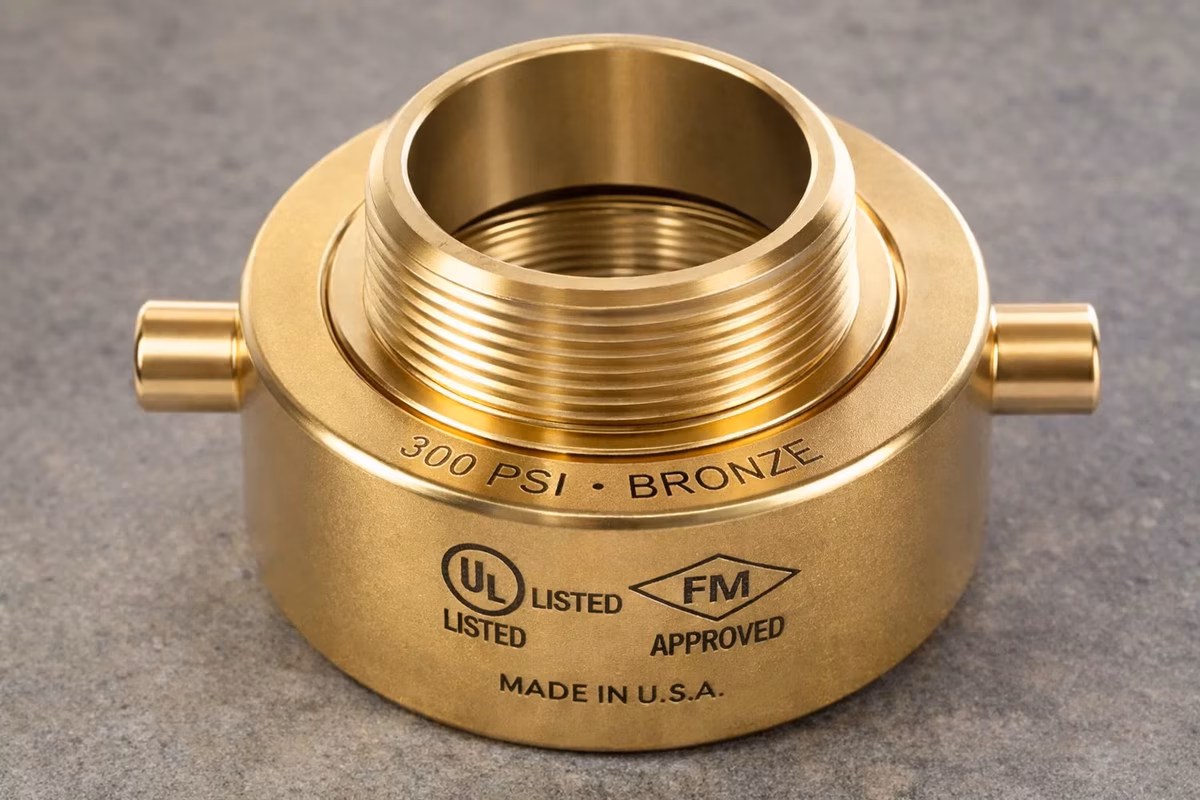 Adaptador Swivel Giratorio NH 2.5" Bronce S-327 360° — vista 2