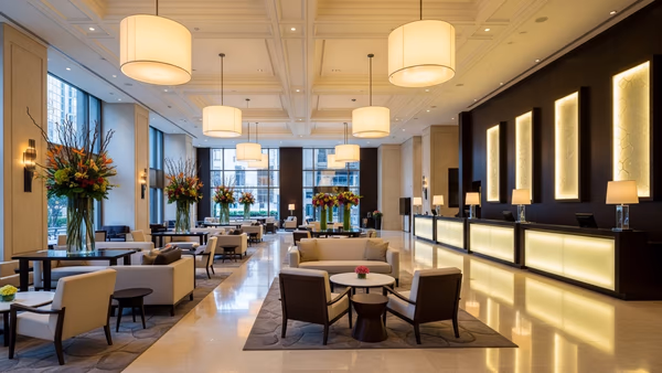 Recepción de Hotel Four Seasons Ciudad de México — sistema contra incendios certificado — Hotel Four Seasons Ciudad de México