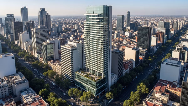 Vista panorámica de Hotel Four Seasons Ciudad de México en Ciudad de México — Hotel Four Seasons Ciudad de México