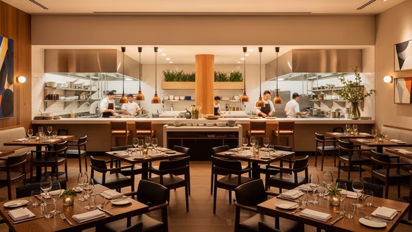 Recepción de Restaurante Pujol — sistema contra incendios certificado — Restaurante Pujol