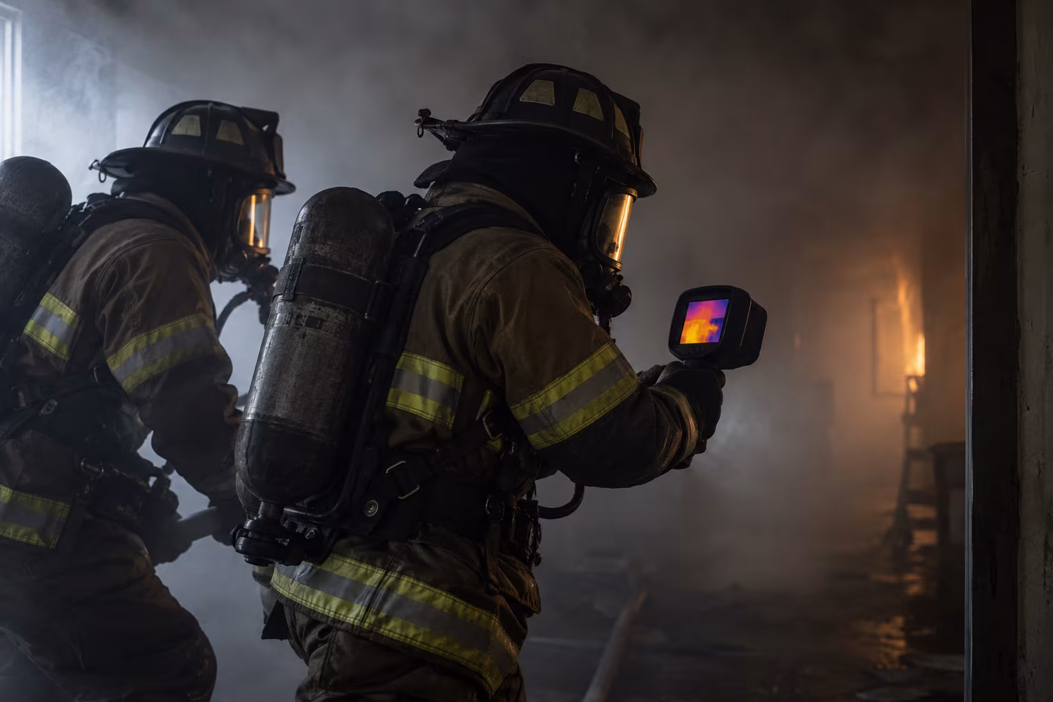 Cámara térmica para bomberos