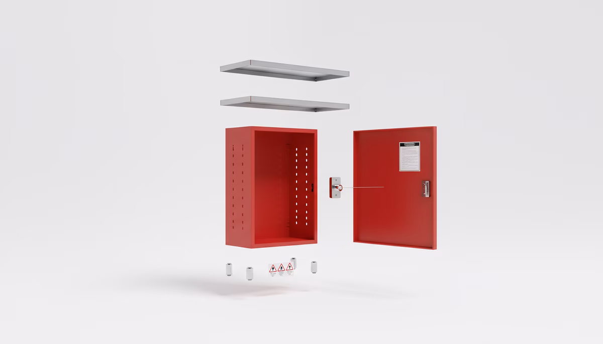 Gabinete Tipo 30M Sobrepuesto con Manguera — vista 3
