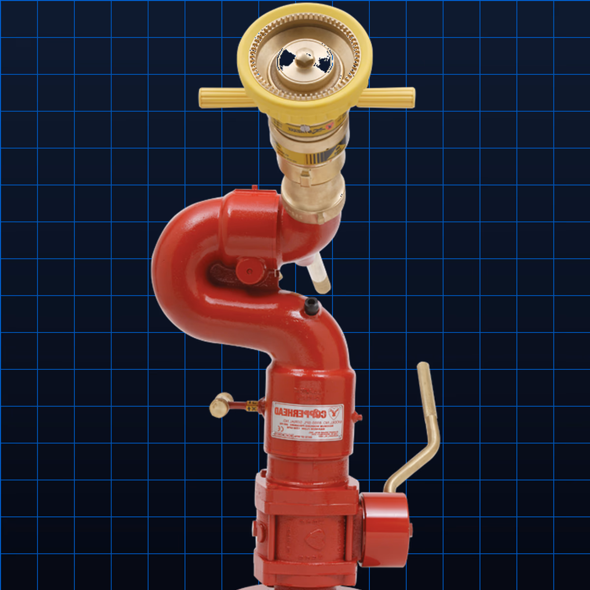Monitor Copperhead® Elkhart Brass | Monitor Industrial FM Approved — vista 3