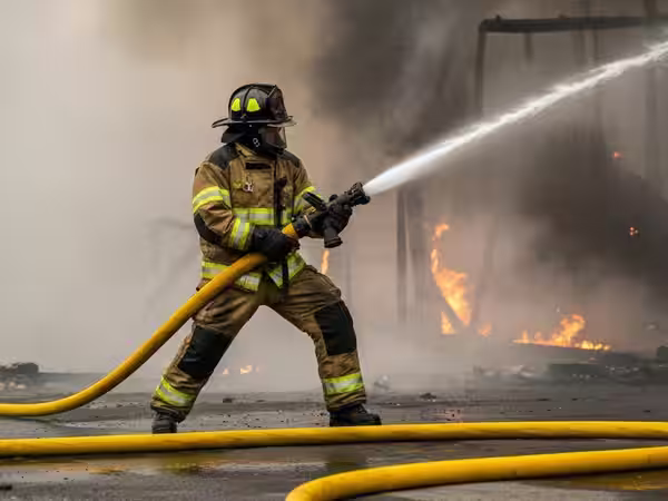 Manguera industrial contra incendios para aplicaciones de alto riesgo