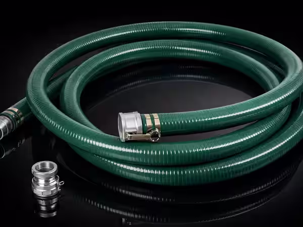 Manguera de Succión NBR 4" x 3m Resistente Hidrocarburos — vista 3